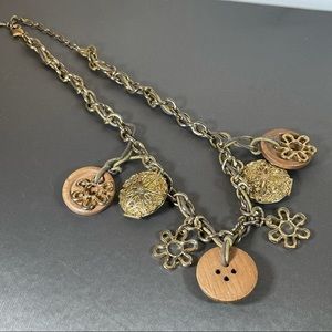 Unbranded Earth Natural boho Strand Gold Necklace